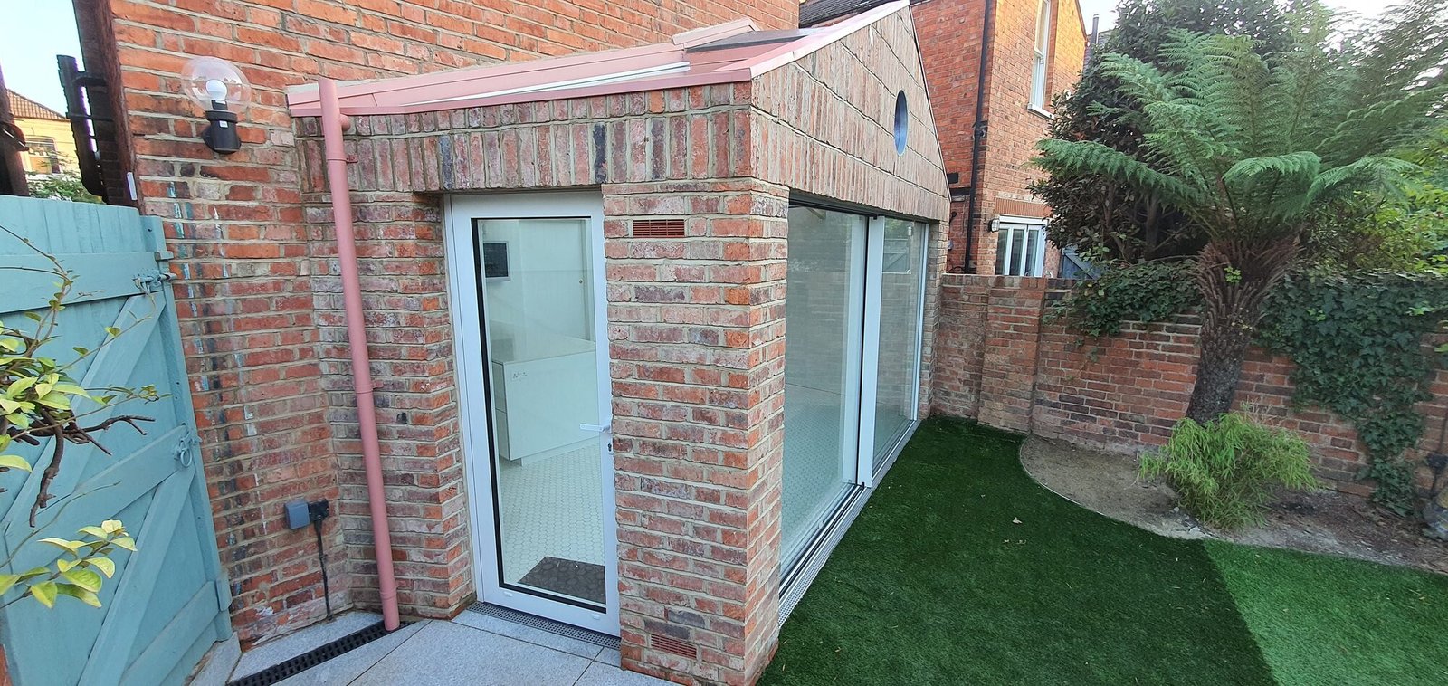 Rear elevation in reclaimed London stock brick, Camden