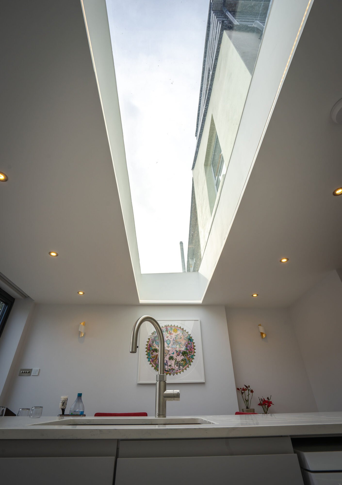 Architectural roof-light detail, West Ham rear extension