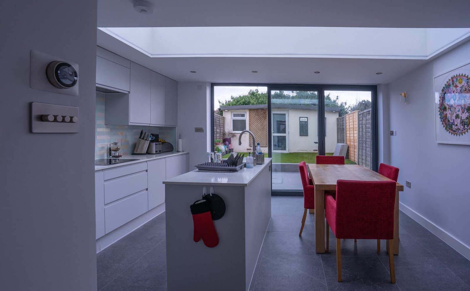 Open-plan kitchen-diner, West Ham rear extension